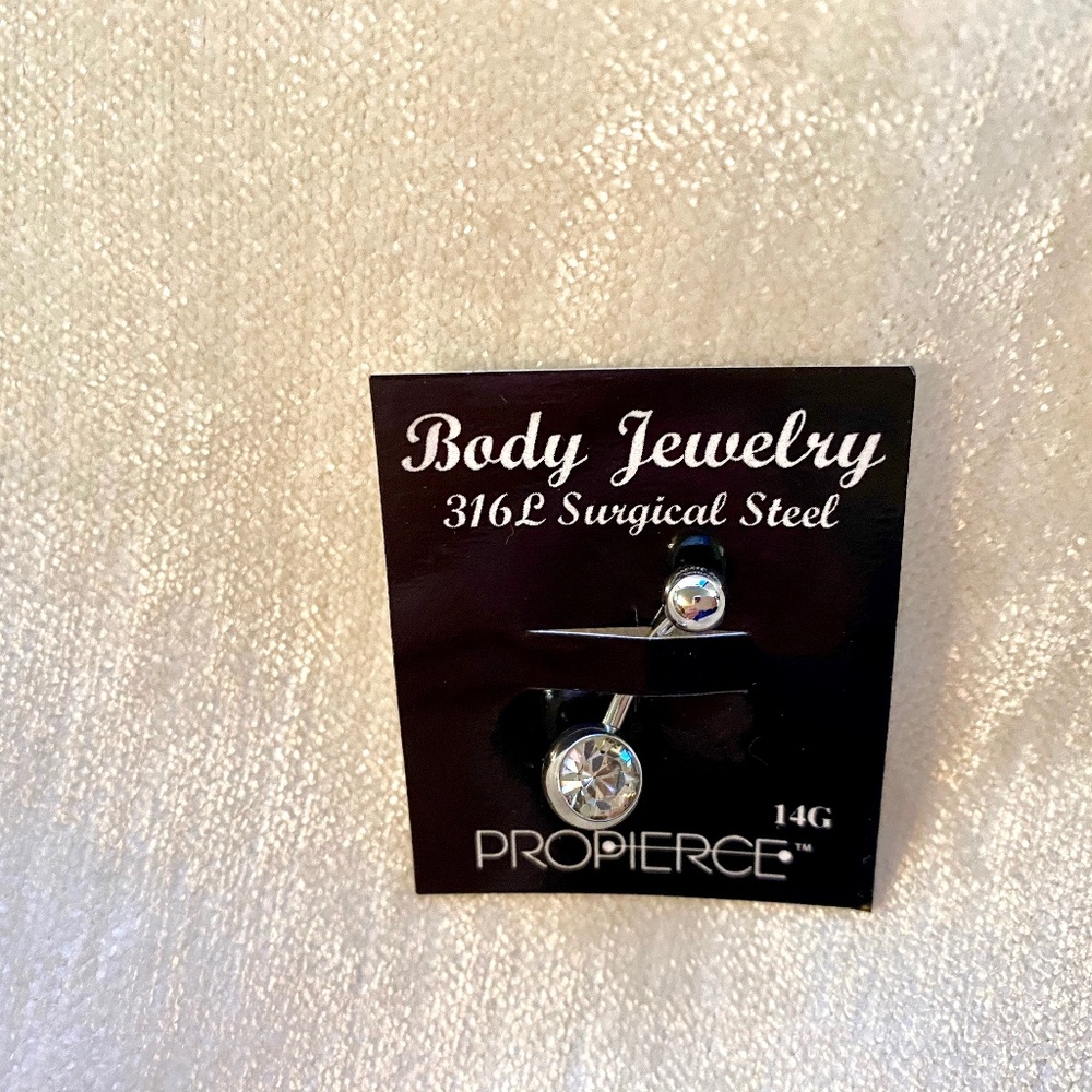 Curved Body Jewelry 316L Surgical Steel 14G